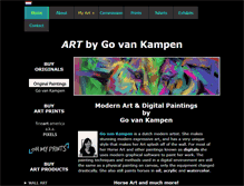 Tablet Screenshot of gohorsepaintings.com